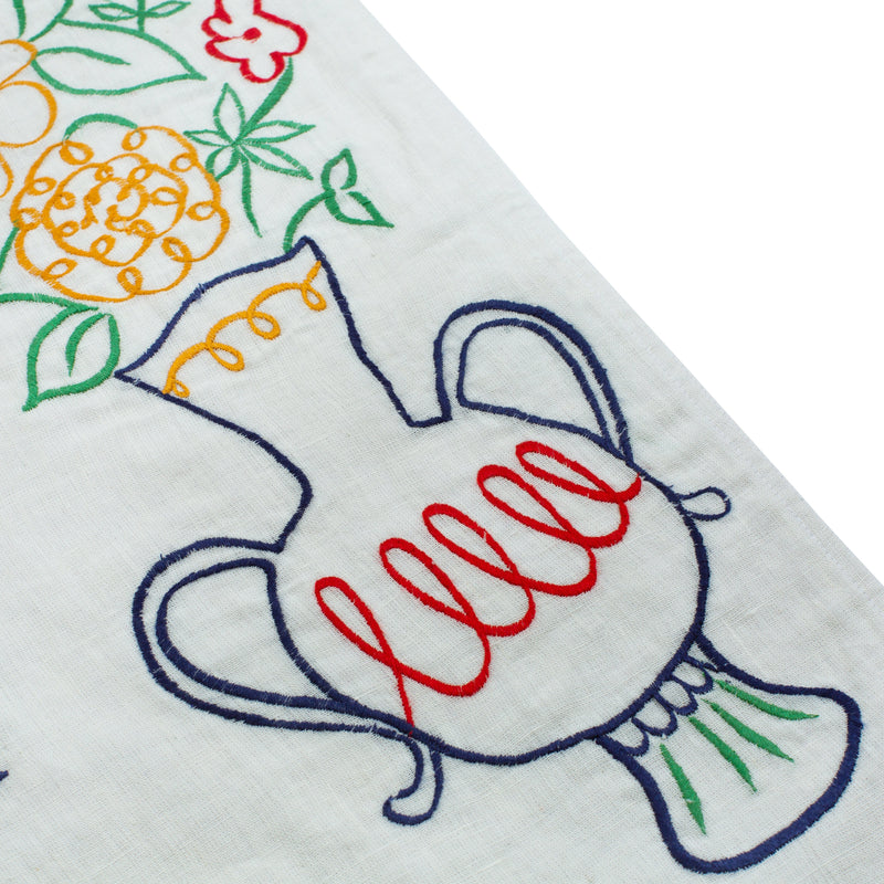 Misette | Fête Linen Embroidered Runner