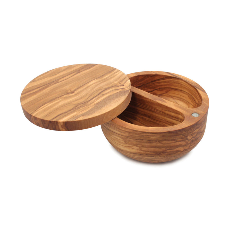 Italian Olive Wood Salt Keeper