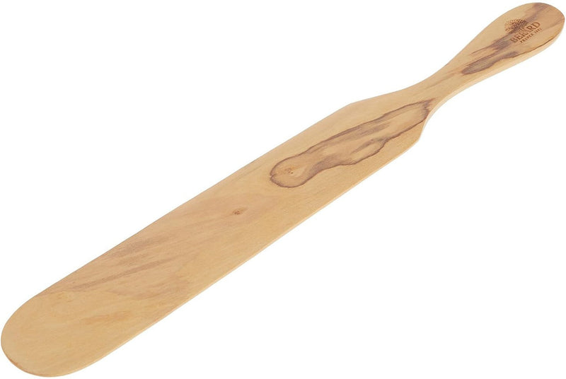 Berard | Olivewood Spatulas - Pancake 14 Inches, showcasing a unique olive wood grain, ideal for flipping and serving with elegance and practicality in your kitchen.
