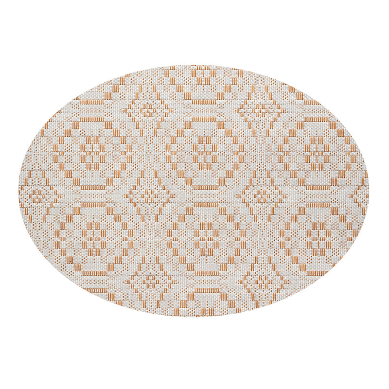 Chilewich | Overshot Rectangle Placemats - Butterscotch