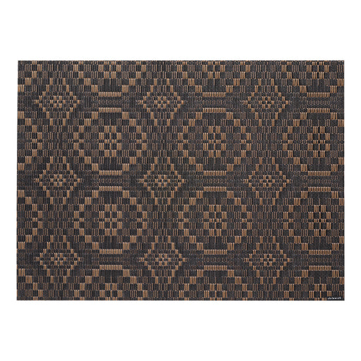 Chilewich Overshot Placemat in Tiger Eye, 14 by 19 inches