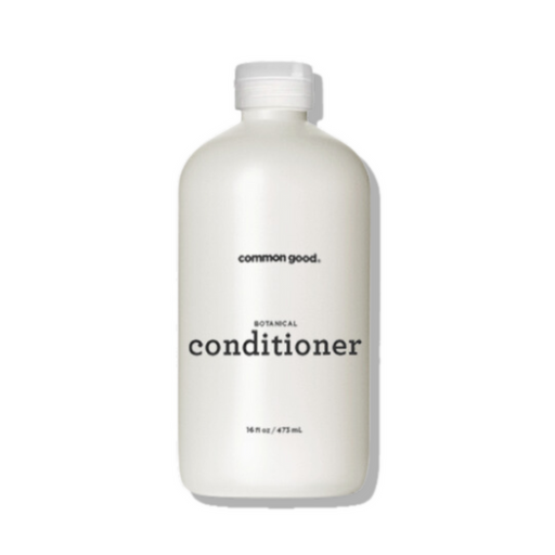 Common Good | Conditioner 16 Fl Oz Botanical Scent: A plant-based conditioner designed to restore moisture and smooth hair, ideal for maintaining a refreshed, manageable look.