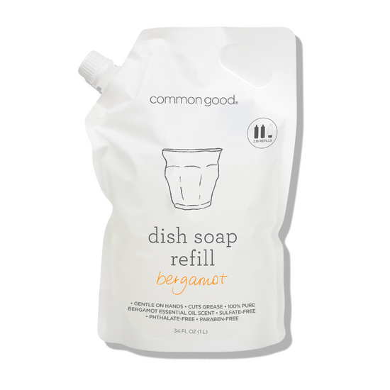 Common Good | Dish Soap Refill Pouch, Bergamot