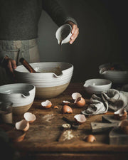Farmhouse Pottery |  Set of 4 Pantry Bowls.