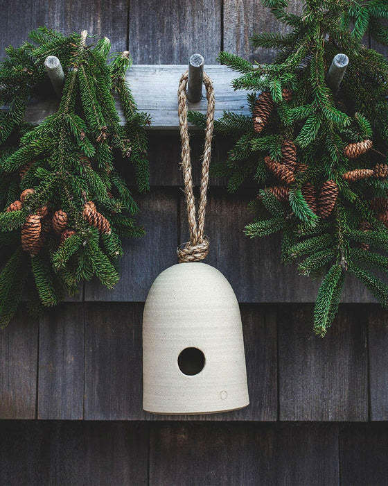 Farmhouse Pottery | Fieldstone Hanging Bird Shelter.