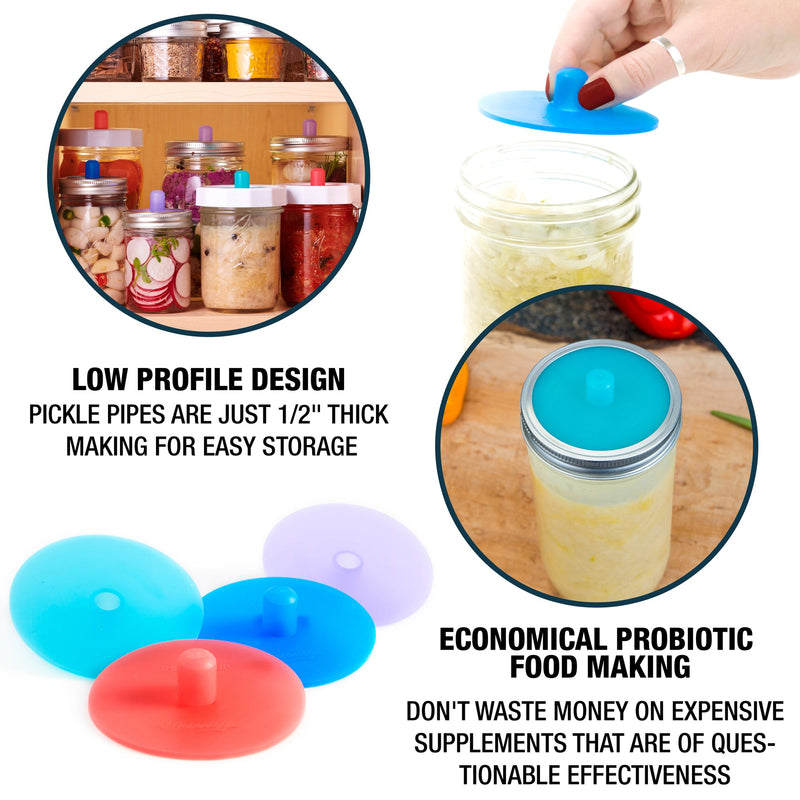 Masontops | Fermentation Airlocks, Wide Mouth