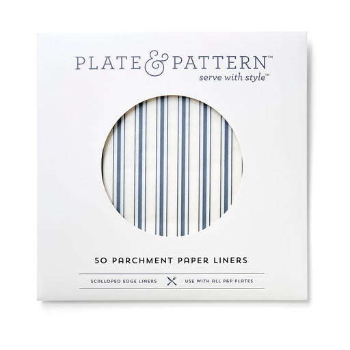 Seascape Blue Original Flat Plate Liner showcasing a unique design with a hole in the center, ideal for enhancing table aesthetics.