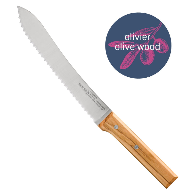 Opinel | Parallele N0. 116 Olivier Bread Knife