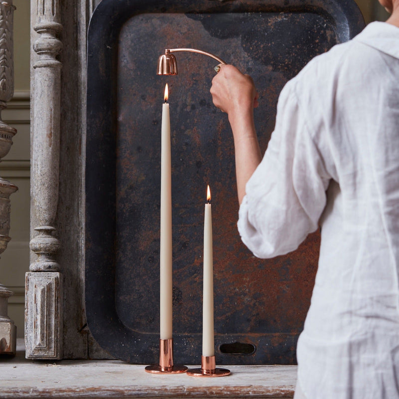 The Floral Society | Dipped Taper Candles, 12 Inches, Saffron