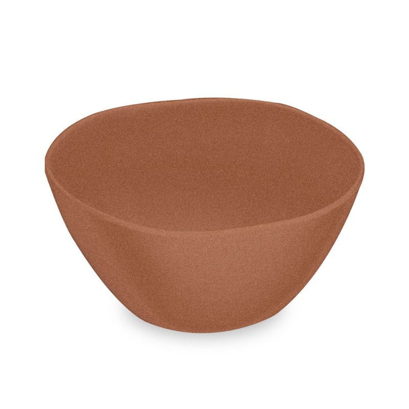 TarHong | Planta Matte Cereal Bowl - Terracotta with matte finish and organic edges, made from plant-based materials; durable, stackable, and dishwasher-safe.