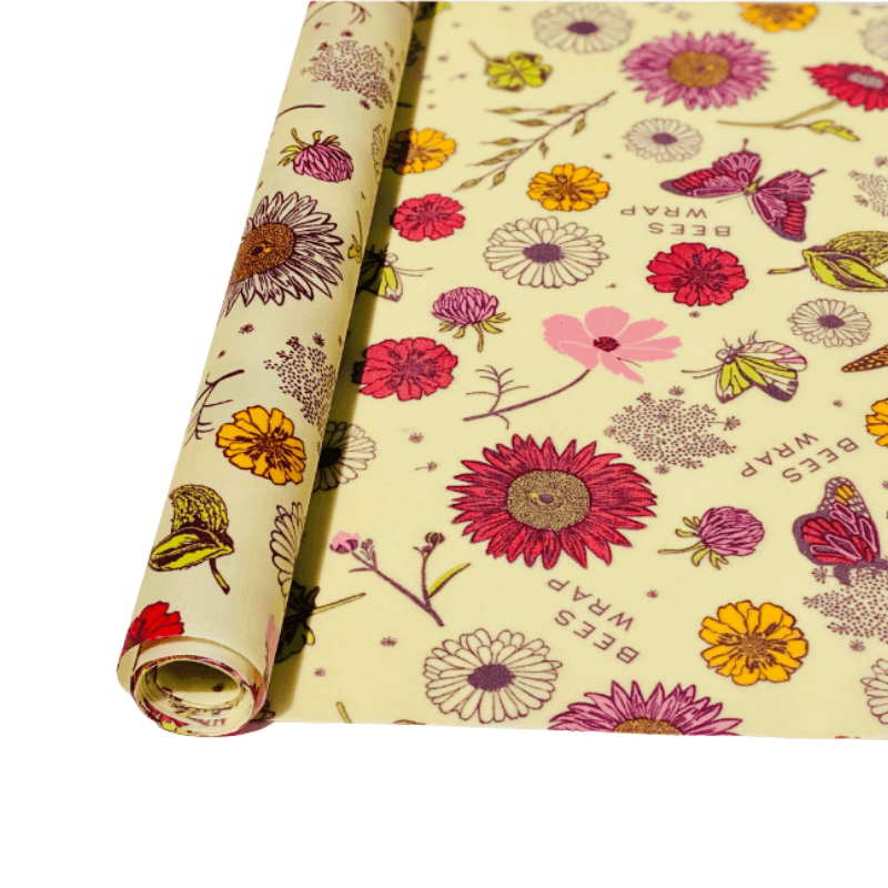 Bee's Wrap | Cut-to-Size Roll - Meadow Magic, Plant-Based Wax