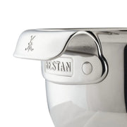 Hestan Provisions | 7qt Stainless Steel Mixing Bowl with flared rim and Hestan-stamped handle lug, showcasing premium craftsmanship for versatile kitchen use.