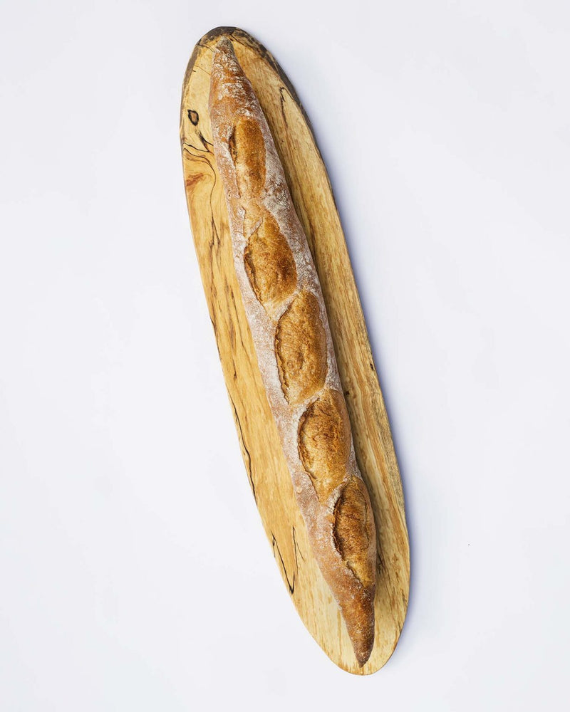 Peterman's Boards and Bowls | Spalted Maple Baguette Board (26" X 6")
