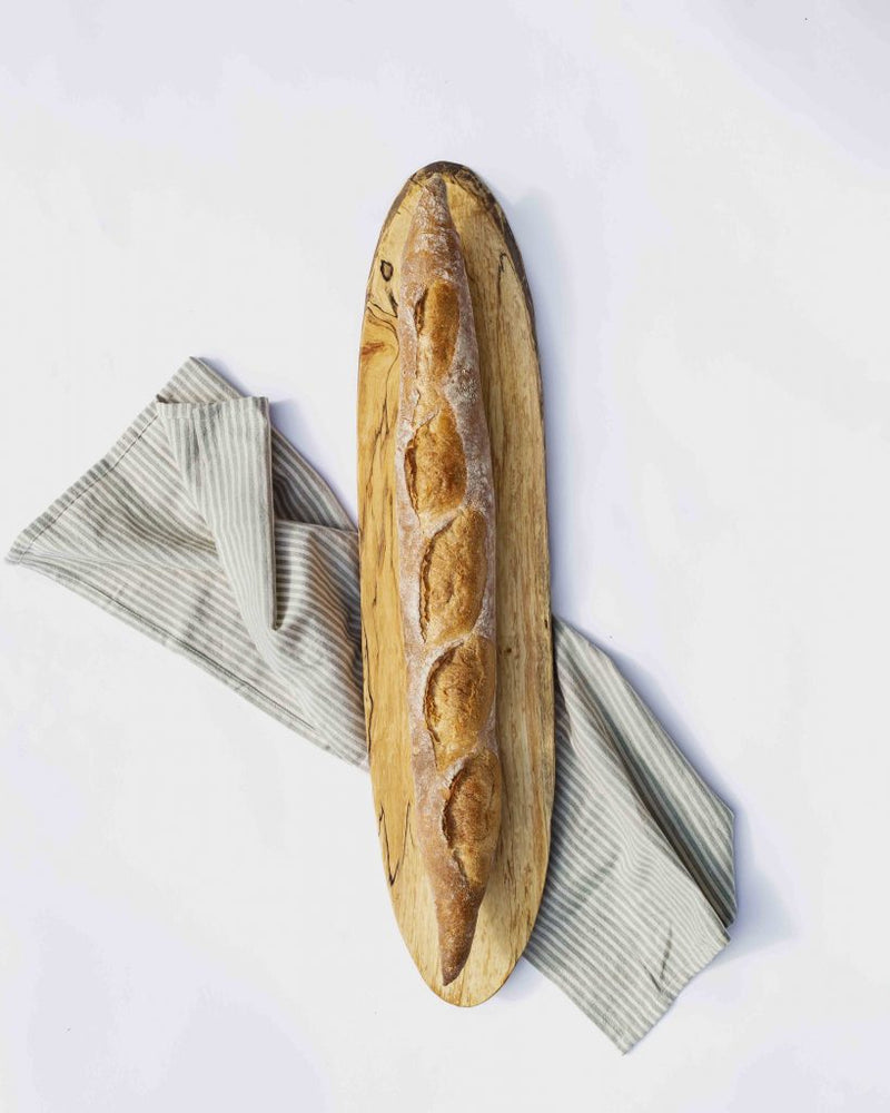 Peterman's Boards and Bowls | Spalted Maple Baguette Board (26" X 6")