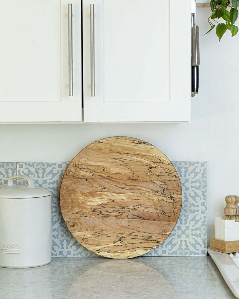 Peterman's Boards and Bowls | 20" Lazy Susan - Spalted