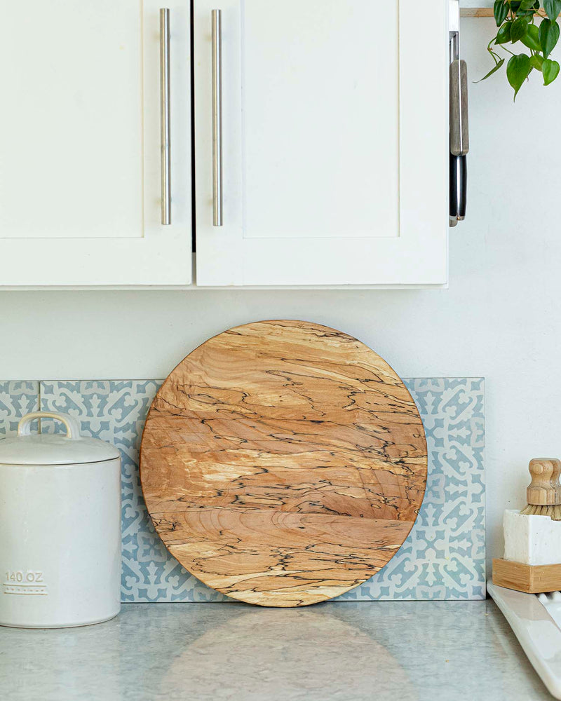 Peterman's Boards and Bowls | 20" Lazy Susan - Spalted