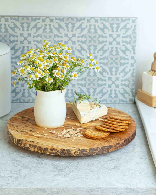Peterman's Boards and Bowls | 20" Lazy Susan - Spalted