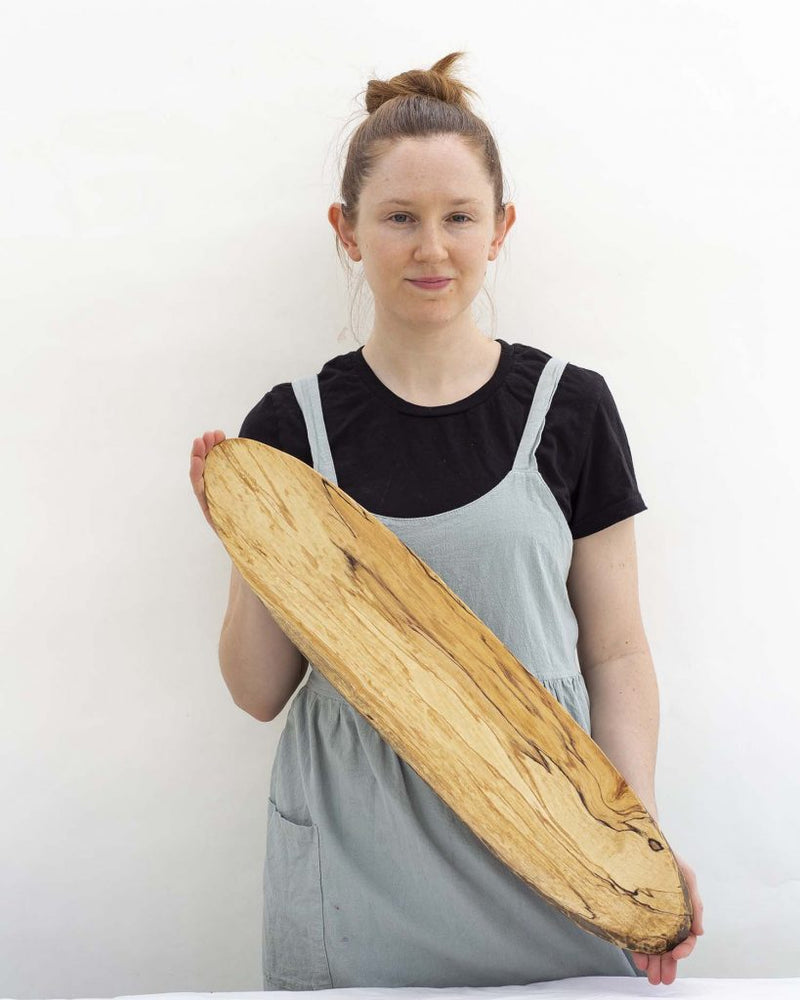 Peterman's Boards and Bowls | Spalted Maple Baguette Board (26" X 6")
