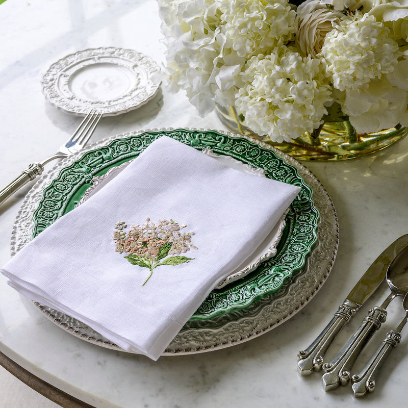 Arte Italica & Crown Linen Designs | Renaissance Dinner Plate,  White