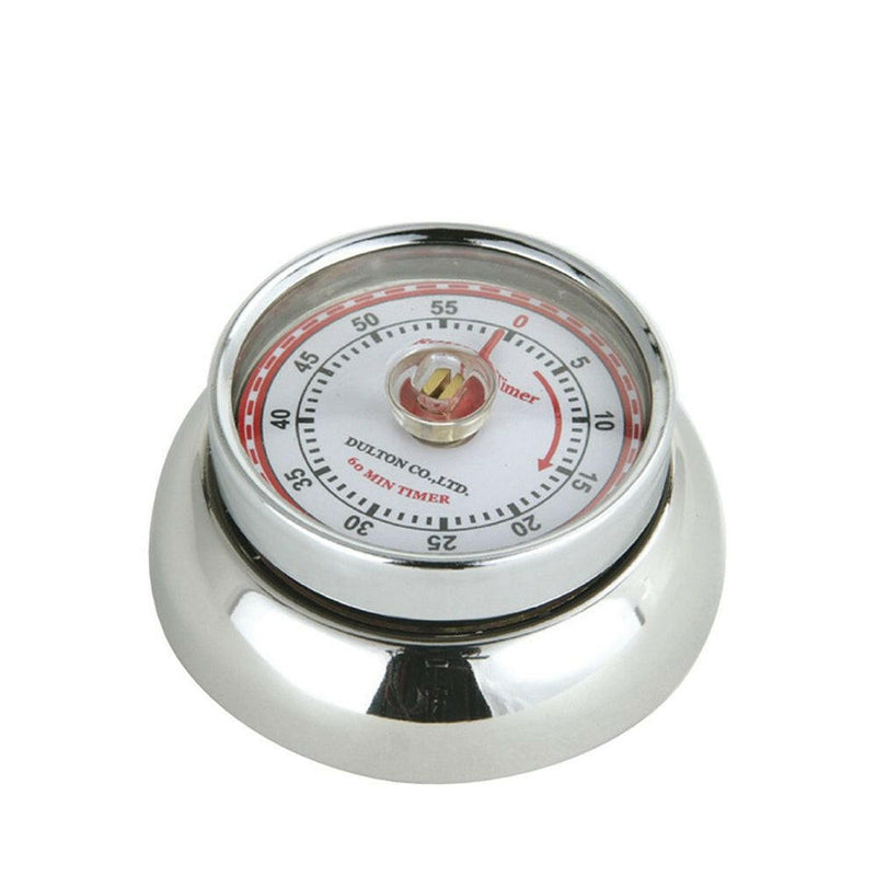 Zassenhaus | Retro Kitchen Timer, Chrome