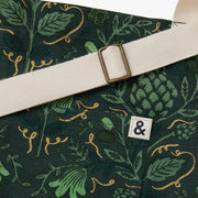 Hedley & Bennett Rifle Paper Co. Essential Apron, Artichoke Forest — construction detail