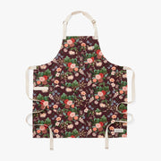Hedley & Bennett Rifle Paper Co. Essential Apron, Burgundy Dahlia — front view