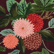 Hedley & Bennett Rifle Paper Co. Essential Apron, Burgundy Dahlia — apron detail