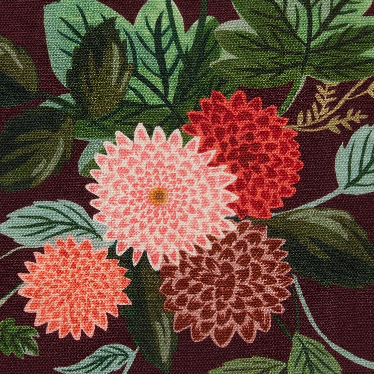 Hedley & Bennett | Rifle Paper Co. Essential Apron, Burgundy Dahlia