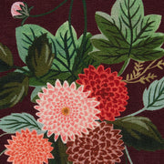 Hedley & Bennett Rifle Paper Co. Pinafore Apron, Burgundy Dahlia — apron detail