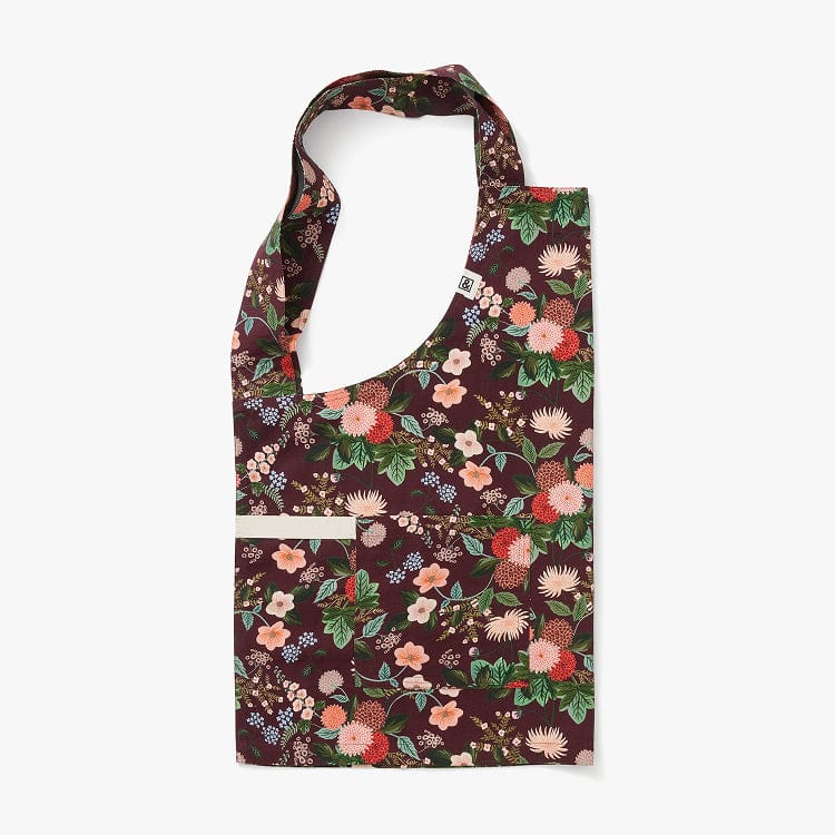 Hedley & Bennett | Rifle Paper Co. Smock Apron, Burgundy Dahlia