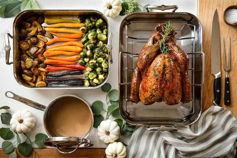 Hestan | 21x14 Inch Clad Oval Roaster