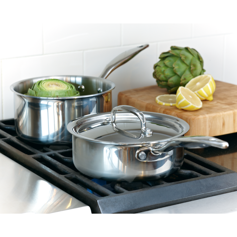 Heritage Steel | Titanium Series 2 Quart Saucepan with Lid