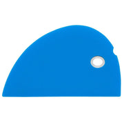 Messermeister Silicone Bowl Scraper, Blue: A flexible tool for scraping dough and batter from bowls, ensuring thorough mixing and minimal waste.