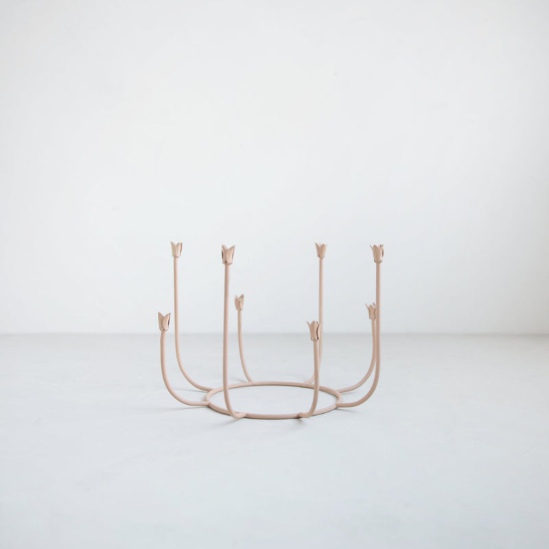 The Floral Society | Beacon Long Stem Candelabra, Black