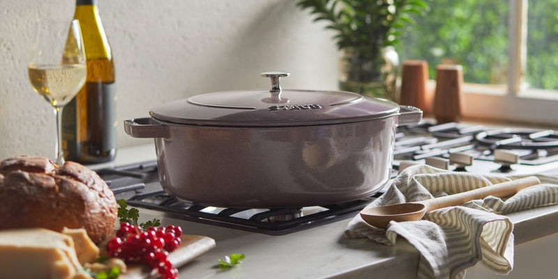 Staub | Wide Oval Dutch Oven - Cherry