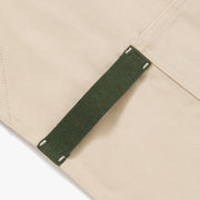 Hedley & Bennett All Day Crossback Apron, Sage White — apron detail