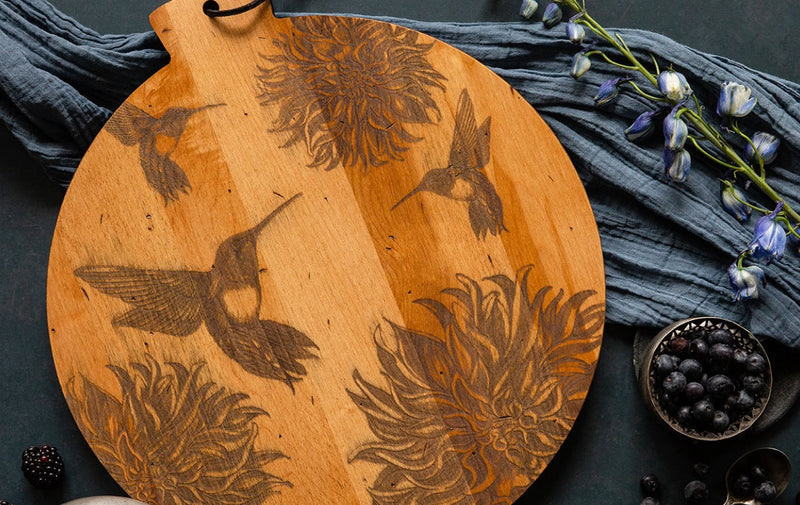 J.K. Adams | Maple Artisan Plank Serving Board - No Personalization
