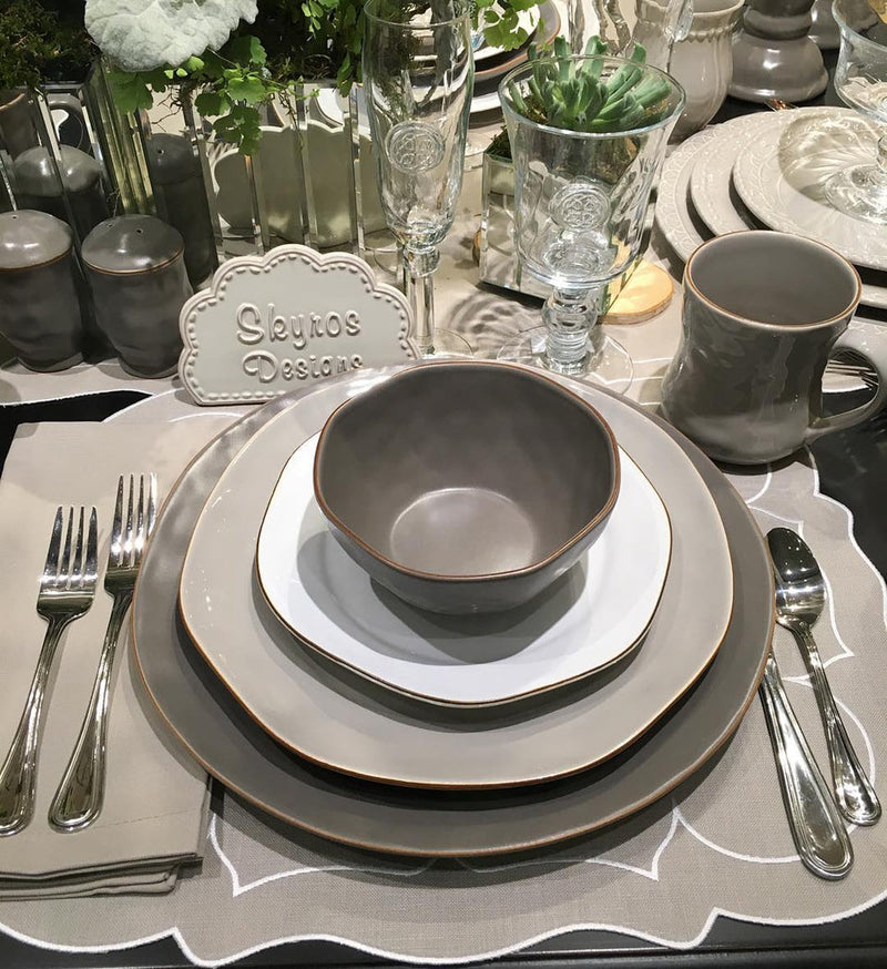 Skyros Designs | Cantaria Coupe Salad Plate, White