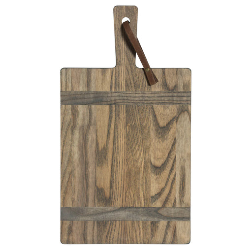 J.K. Adams 1761 Ash Driftwood Rectangular Serving Board, small, showcases a modern, rustic design with its compact, sustainably-sourced ash wood, ideal for serving cheese or charcuterie.