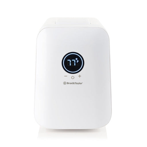 Brod & Taylor SH-100 Sourdough Home: a compact home appliance featuring a digital display and a circular control button, ideal for precise sourdough fermentation.