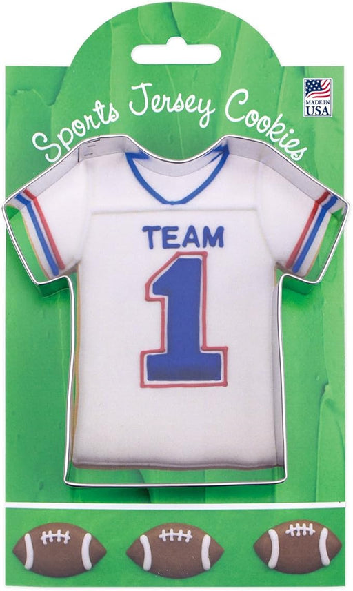 Ann Clark | Gift Collection Cookie Cutters - Sports Jersey 4.375 Inches, ideal for crafting themed cookies with precision, reflecting Athens Cooks' dedication to quality kitchen tools.