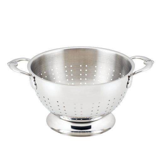 Hestan Provisions | Stainless Steel Colanders, 5 Quart, featuring sturdy handles and pedestal base, ideal for efficient straining and rinsing in Athens Cooks’ curated kitchenware collection.