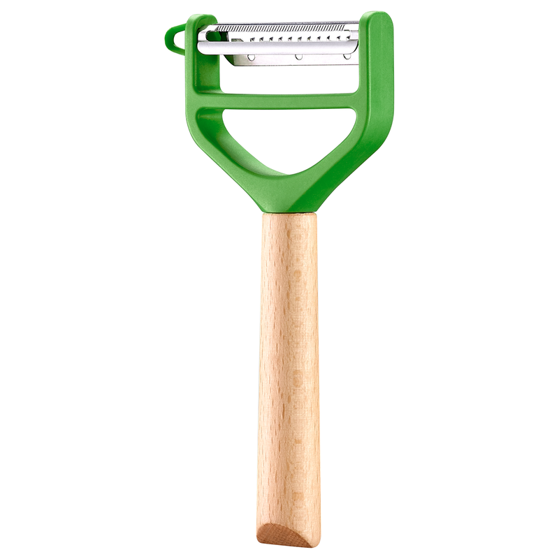 Opinel | T Duo Peeler with Wooden Handle, Red