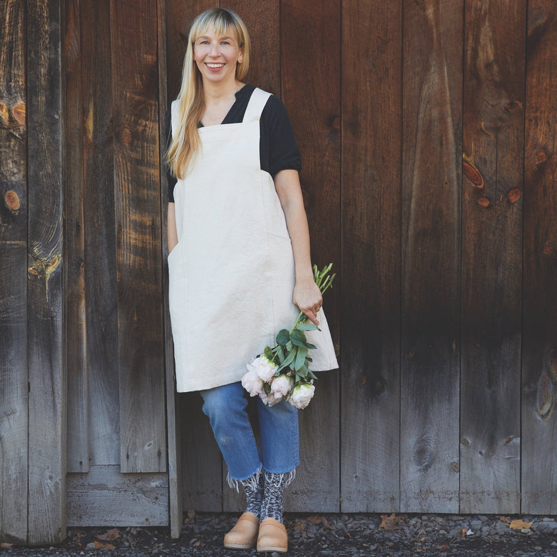 The Floral Society | Canvas Workshop Apron, Fern