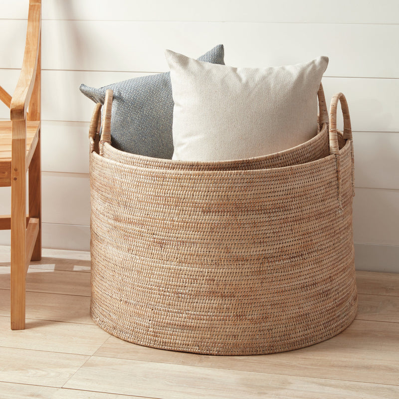 Napa Home & Garden | Burma Rattan Hampers With Handles