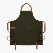 Hedley & Bennett Essential Apron, Tahoe Pine — front view