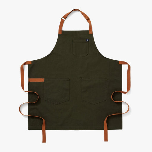 Hedley & Bennett Essential Apron, Tahoe Pine — front view
