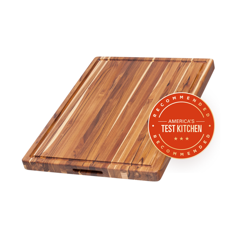 Teakhaus | Traditional Carving Board with Juice Canal, Large
