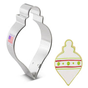 Ann Clark | Holiday Cookie Cutters - Ugly Sweater-2.75 x 4.25, featuring a detailed sweater design and accompanying metal cutter for creative holiday baking.