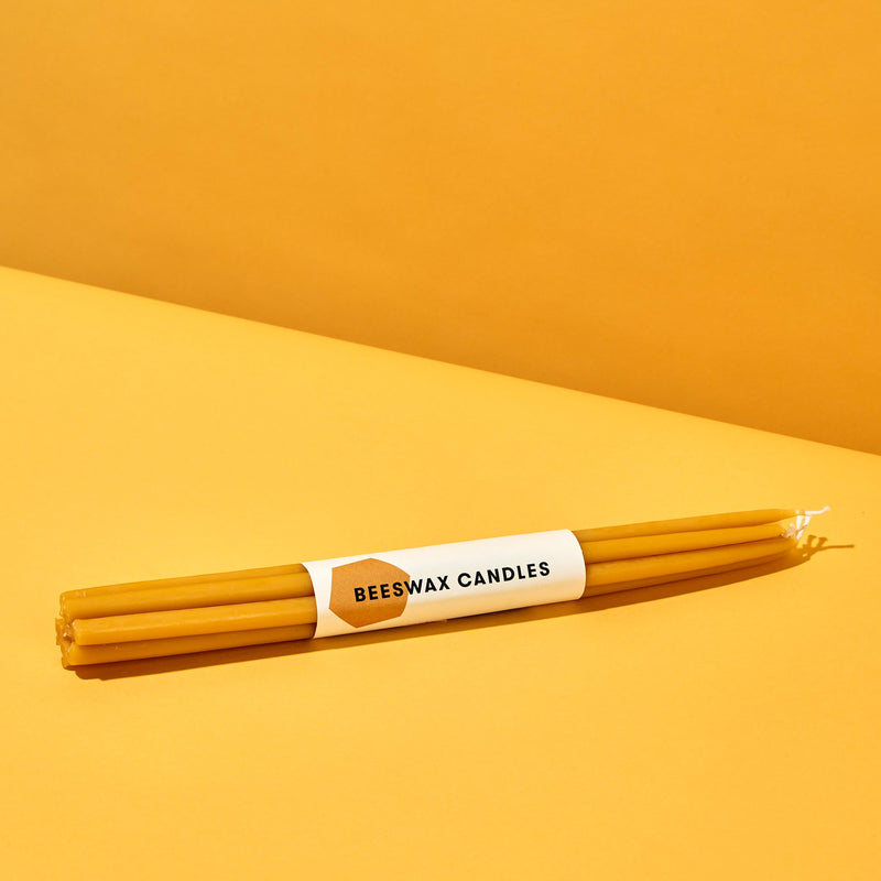 54 Celsius | Thin 100% Pure Natural Beeswax Candles